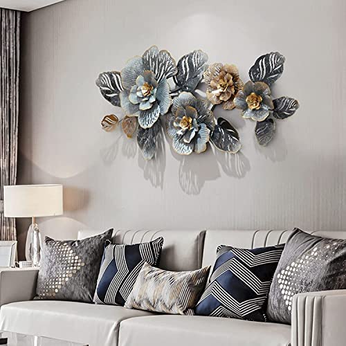 Modern Metal Art Decor Iron Wall Hanging Home Decoration Perfect for Living Room/Hotel/Restaurant/Bedroom/Drawing Room (Color : Multi)