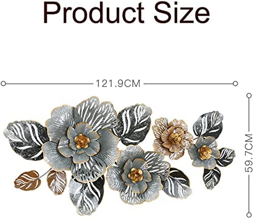 Modern Metal Art Decor Iron Wall Hanging Home Decoration Perfect for Living Room/Hotel/Restaurant/Bedroom/Drawing Room (Color : Multi)