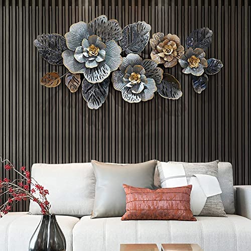 Modern Metal Art Decor Iron Wall Hanging Home Decoration Perfect for Living Room/Hotel/Restaurant/Bedroom/Drawing Room (Color : Multi)