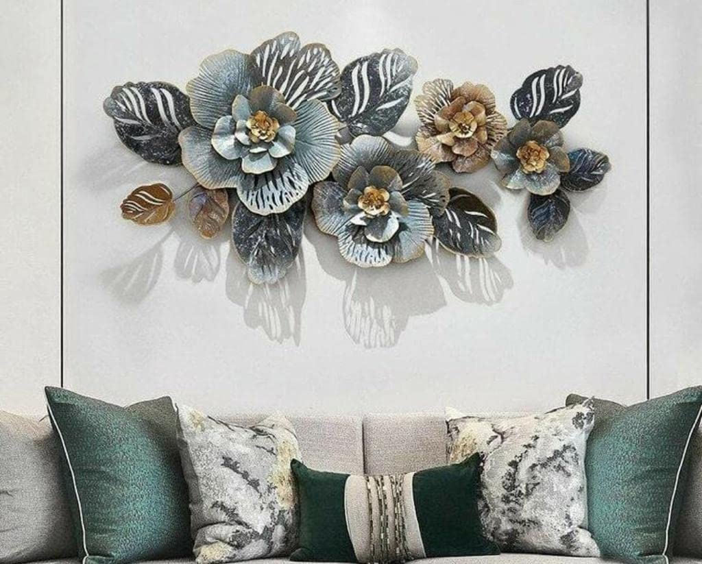 Modern Metal Art Decor Iron Wall Hanging Home Decoration Perfect for Living Room/Hotel/Restaurant/Bedroom/Drawing Room (Color : Multi)