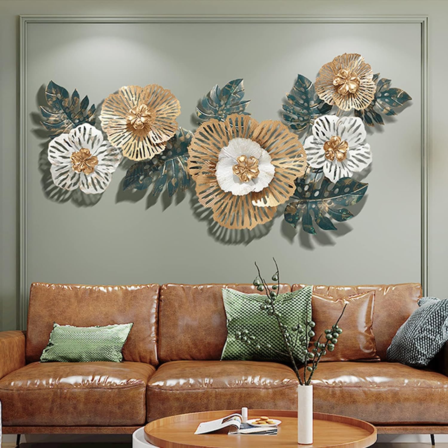 Metal wall decor for living room discount