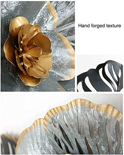 Modern Metal Art Decor Iron Wall Hanging Home Decoration Perfect for Living Room/Hotel/Restaurant/Bedroom/Drawing Room (Color : Multi)